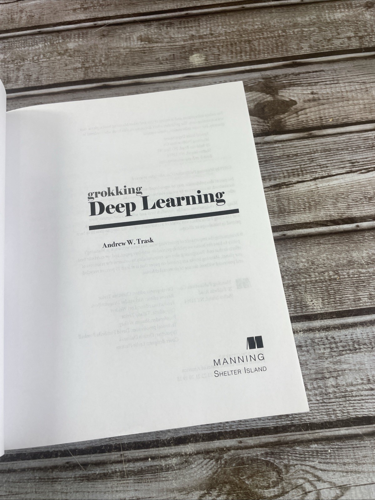 Grokking Deep Learning – Paperback, by Trask Andrew