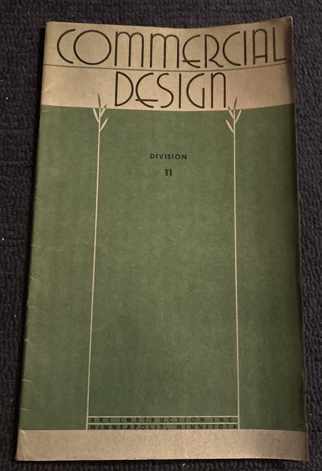 COMMERCIAL DESIGN-LOT of 8 VINTAGE TEXTBOOKS-1940s & 1956-Art Instruction Inc.