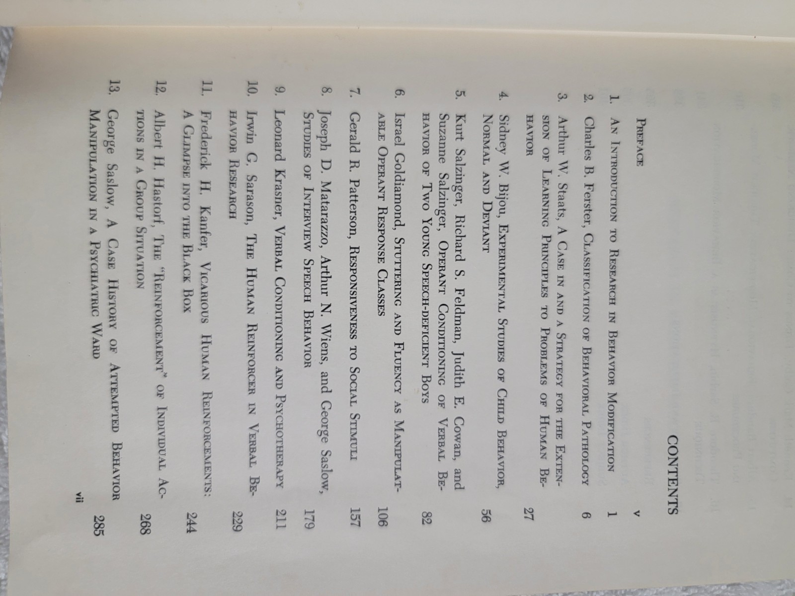 Research In Behavior modification; Krasner And Ullmann 1967 EXCELLENT CONDITION