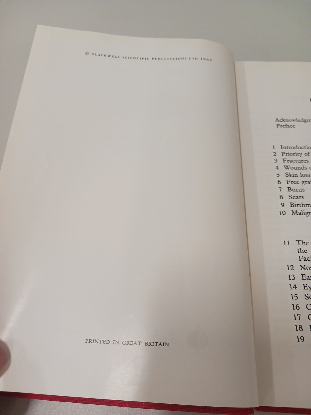 Essentials Of Plastic Surgery Peet And Patterson 1st Edition 1963