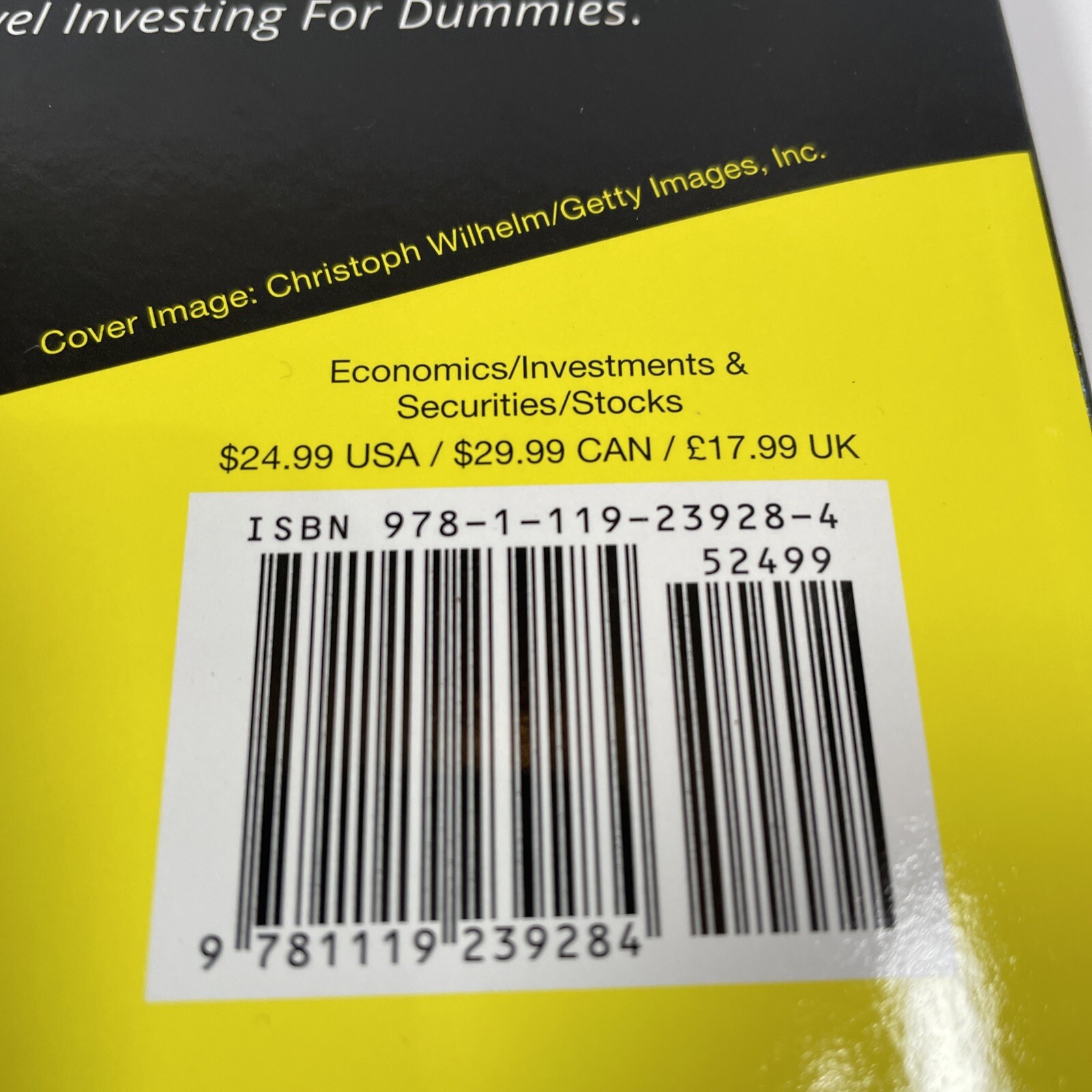 Stock Investing for Dummies By Paul Mladjenovic 5th Edition 9781119239284
