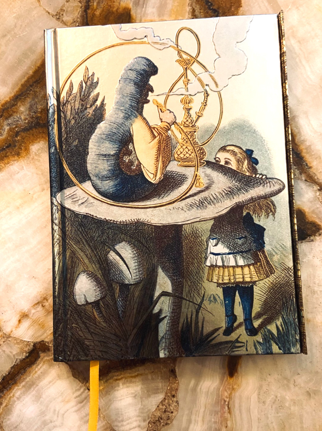 FLAME TREE NOTEBOOKS- British Library Tenniel: Alice-FOILED JOURNAL -NEW