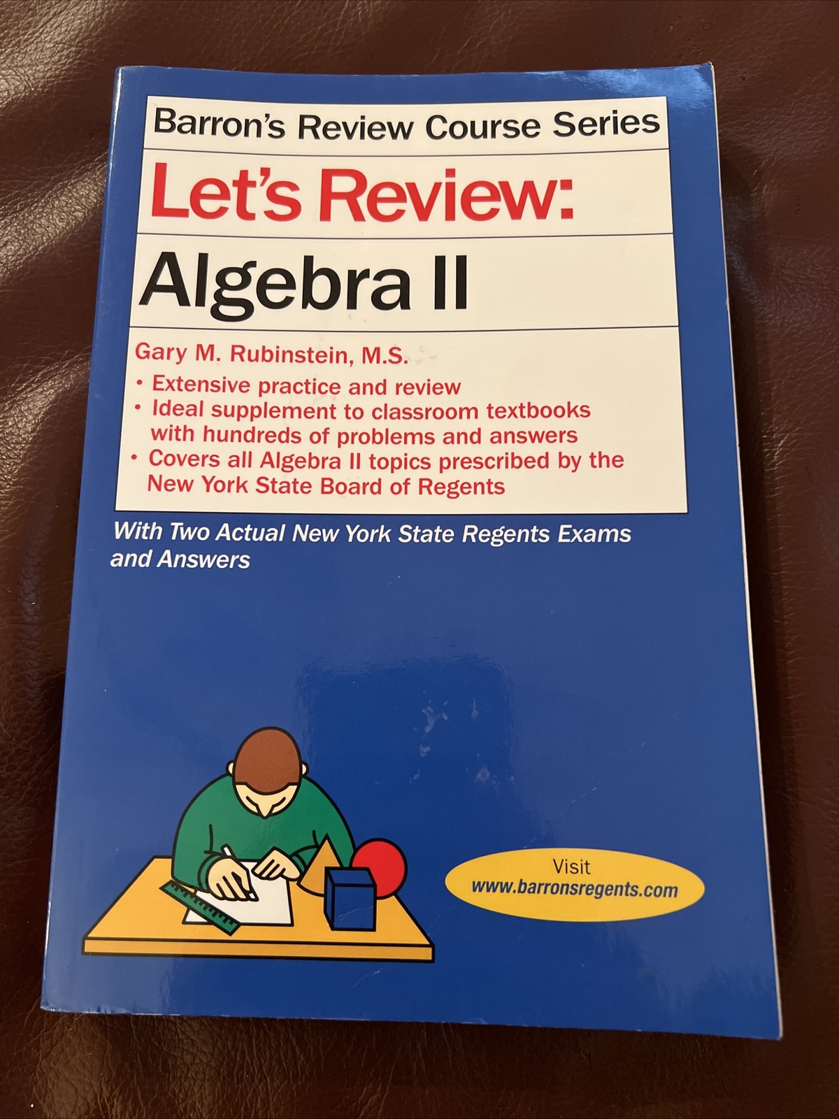 Let’s Review Algebra II (Let’s Review Series) Paperback Book Textbook VERY GOOD