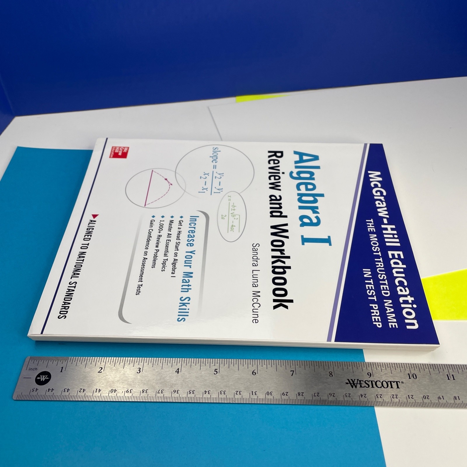 McGraw-Hill Education Algebra I Review and Workbook McCune Math Homeschool