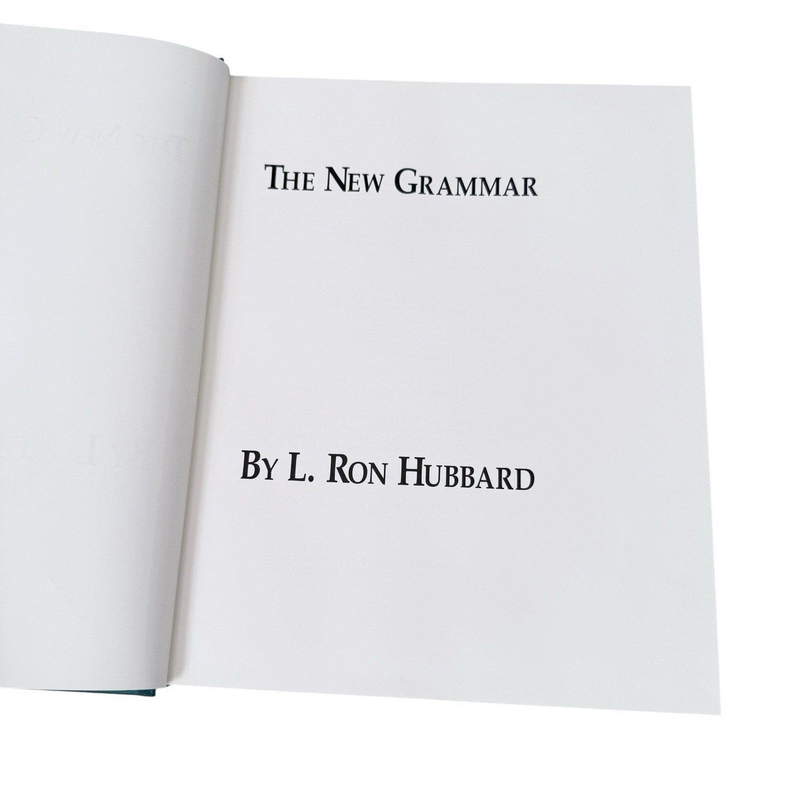 L Ron Hubbard Book The New Grammar 1990 1st Edition Large Hardcover Book