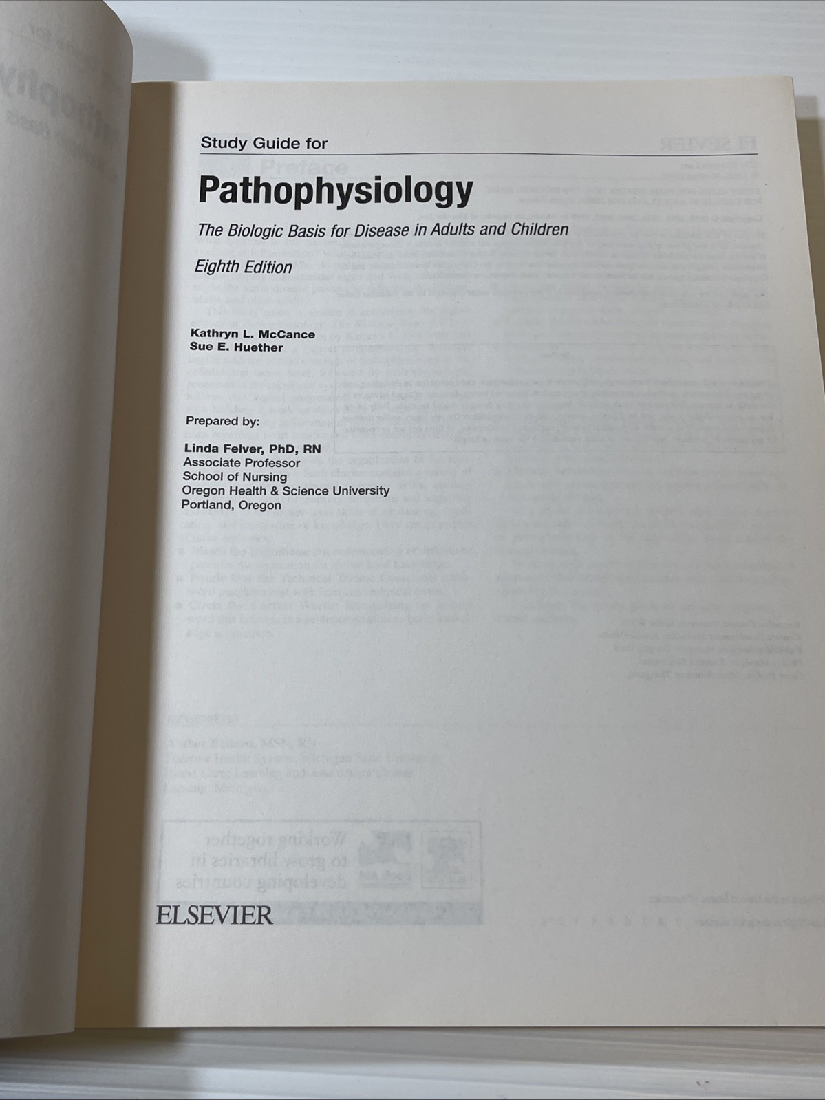 Study Guide for Pathophysiology McCance Huether 8th Ed Nursing PB Disease
