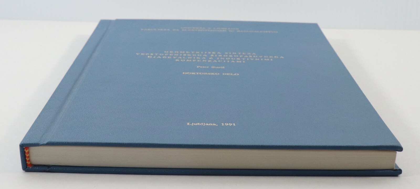 Geometrijska Sinteza by Peter Staric (1991, Univerza V Ljubliani) Slovenian