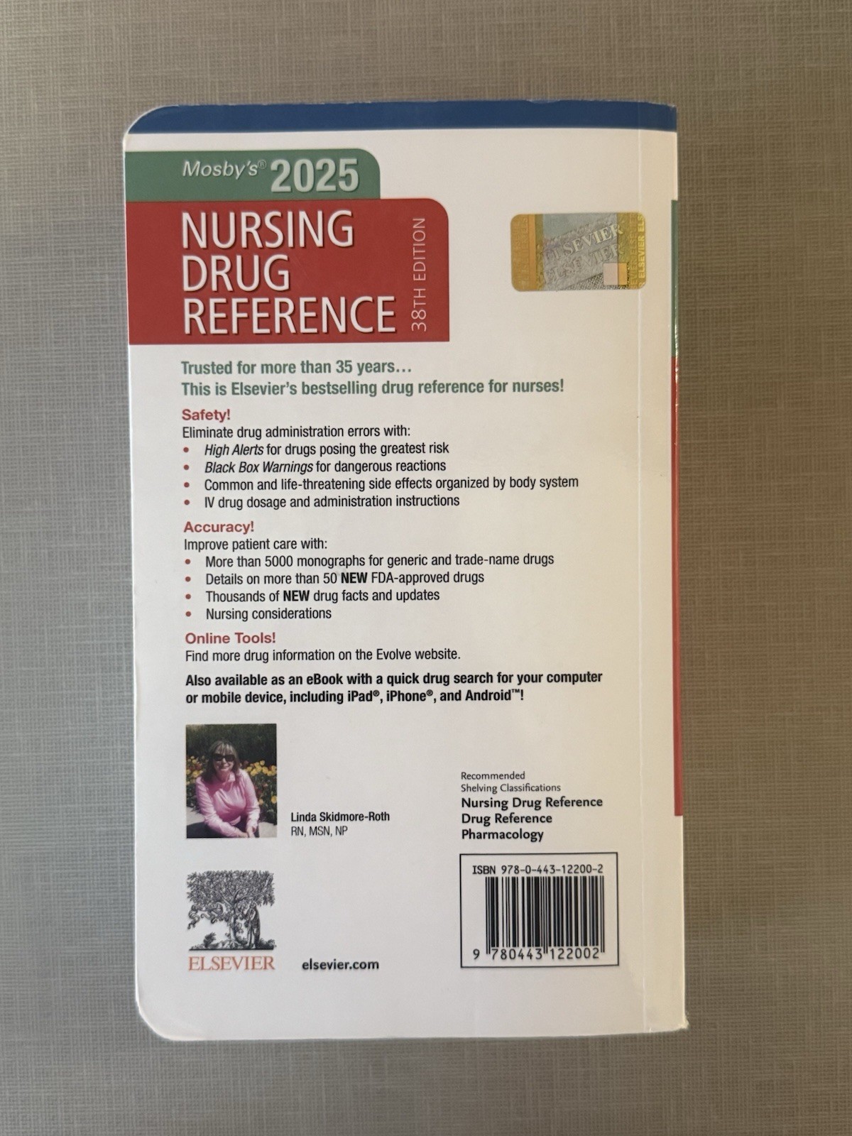 NEW Mosby’s 2025 Skidmore Nursing Drug Reference 38th Edition by Skidmore-Roth