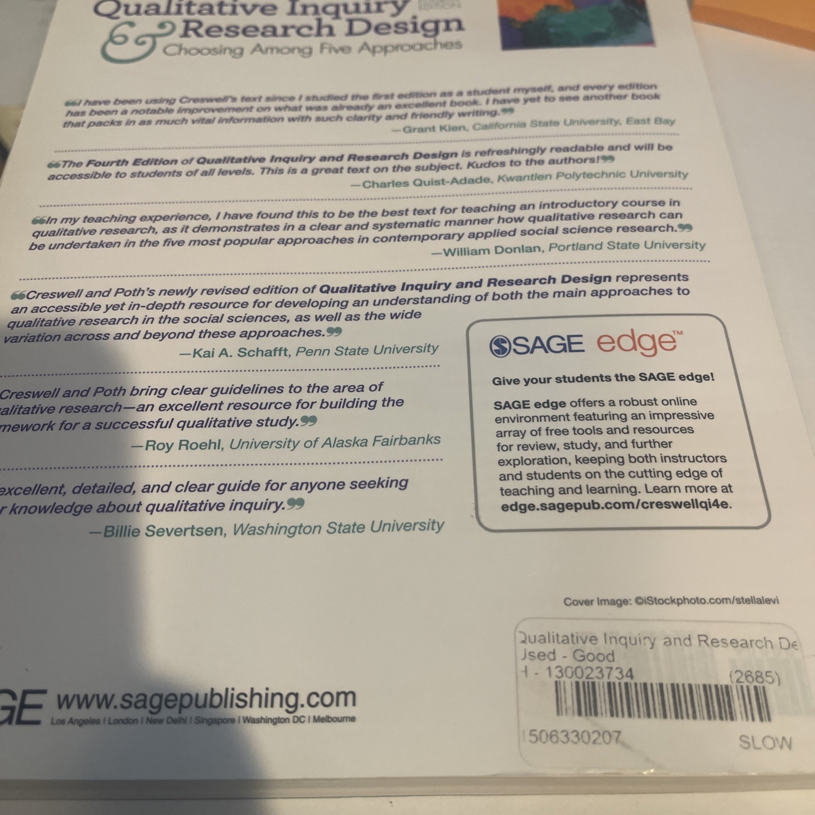 Qualitative Inquiry and Research – Paperback, by Creswell John W.; – Very Good