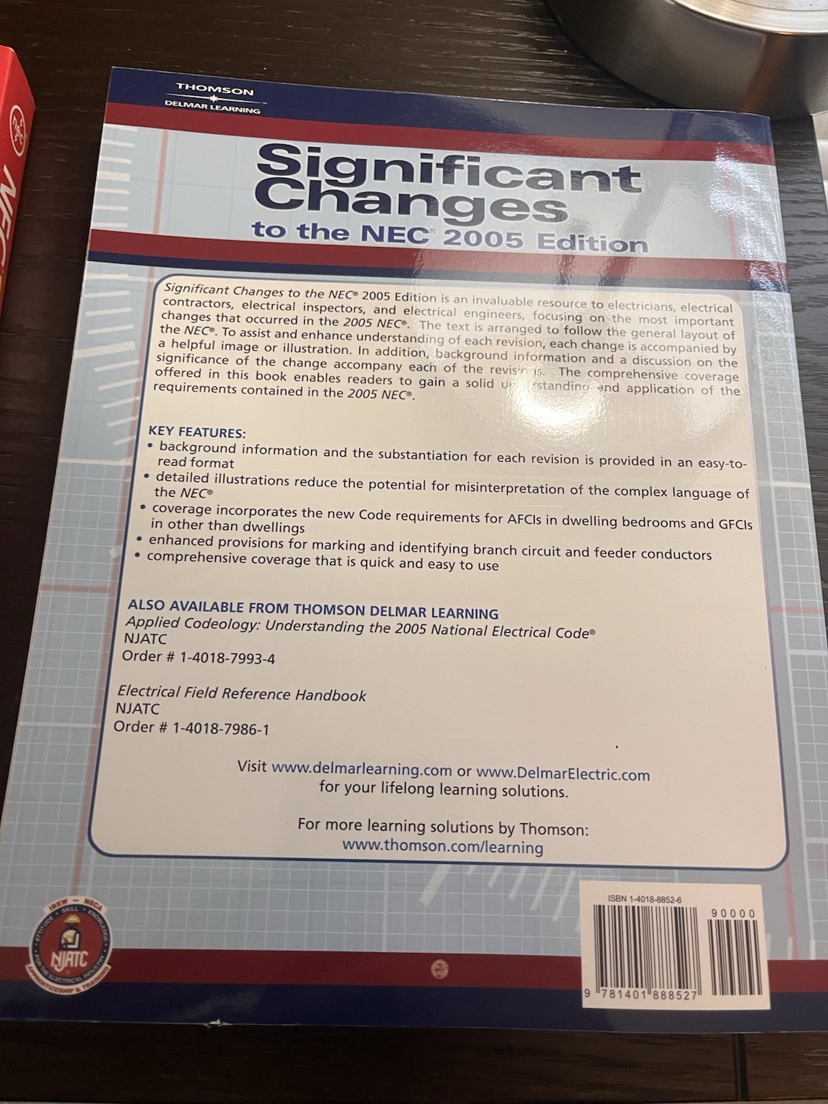 NEC 2005 NFPA 70 National Electrical Code & Significant Changes Book Lot Tabs