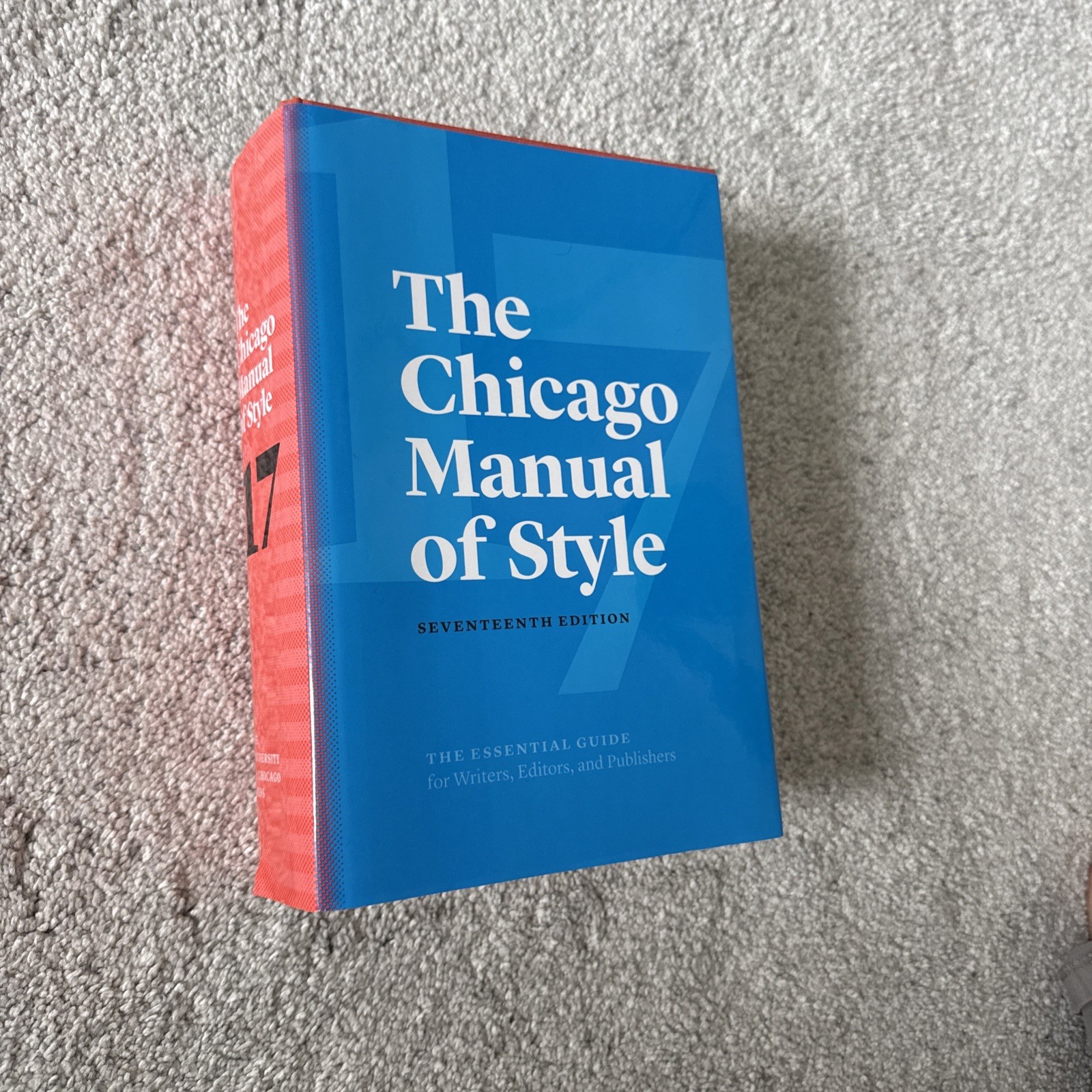Chicago Manual of Style 17th Edition (2017, Hardcover)
