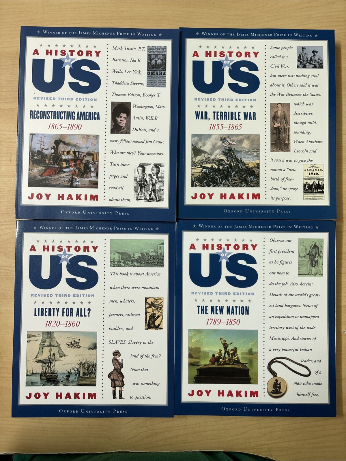 Lot 11 A History of Us Vol. 1-11 Joy Hakim Revised 3rd Edition PB Complete Set