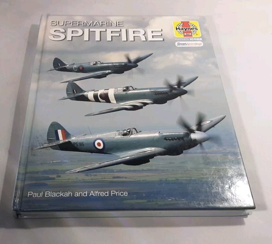 HAYNES ICONS SUPERMARINE SPITFIRE MANUAL 160 PAGES H6574 GOOD CONDITION – £12.99