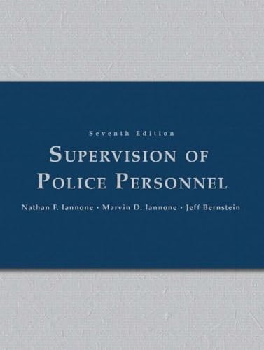 Supervision of Police Personnel