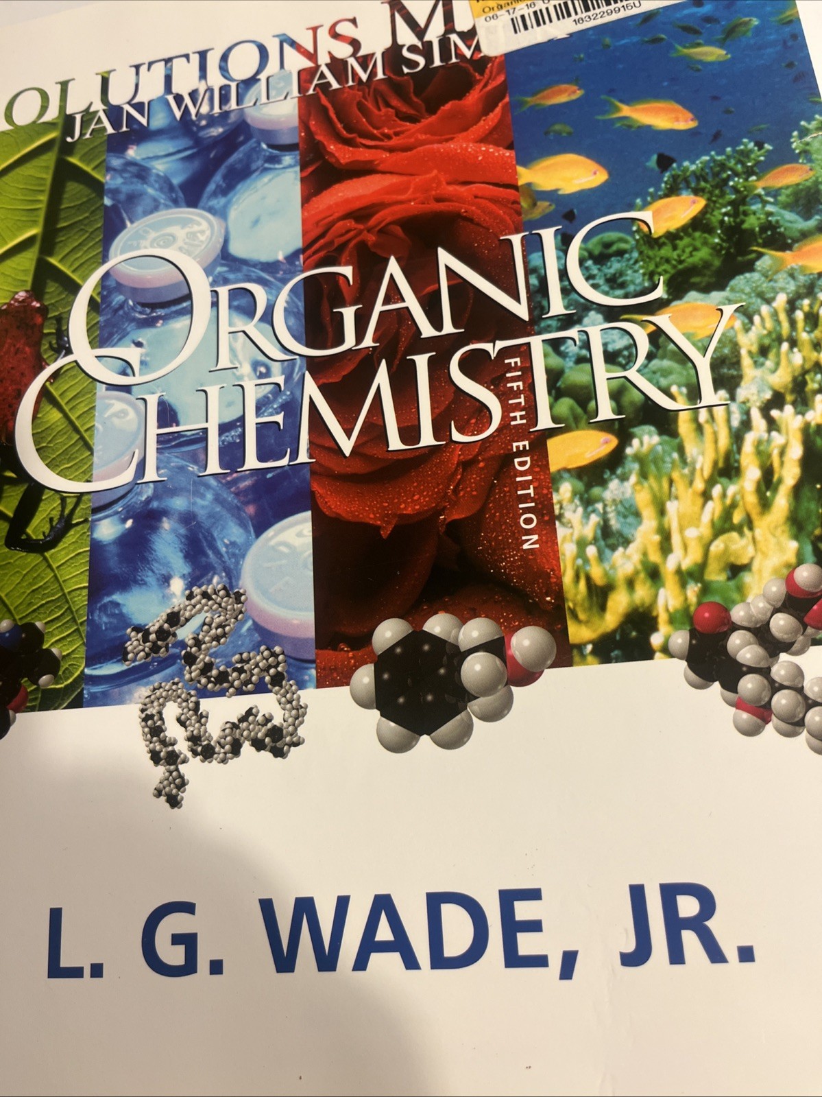 Organic Chemistry, Fifth Edition Solutions Manual by Leroy Wade and Jan W. Simek