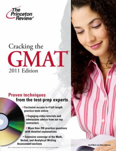 CRACKING THE GMAT WITH , 2011 EDITION (GRADUATE SCHOOL By Princeton Review) +CD