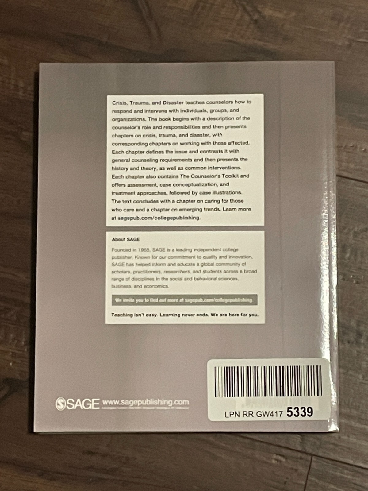 Crisis, Trauma, and Disaster: A Clinician′s Guide Paper Back