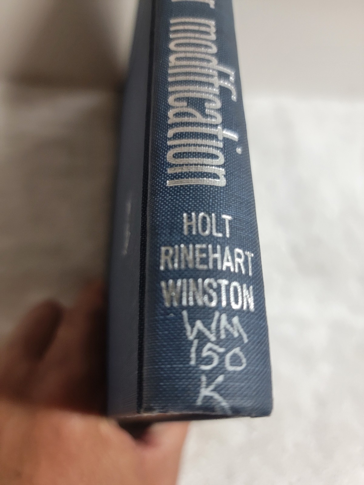 Research In Behavior modification; Krasner And Ullmann 1967 EXCELLENT CONDITION