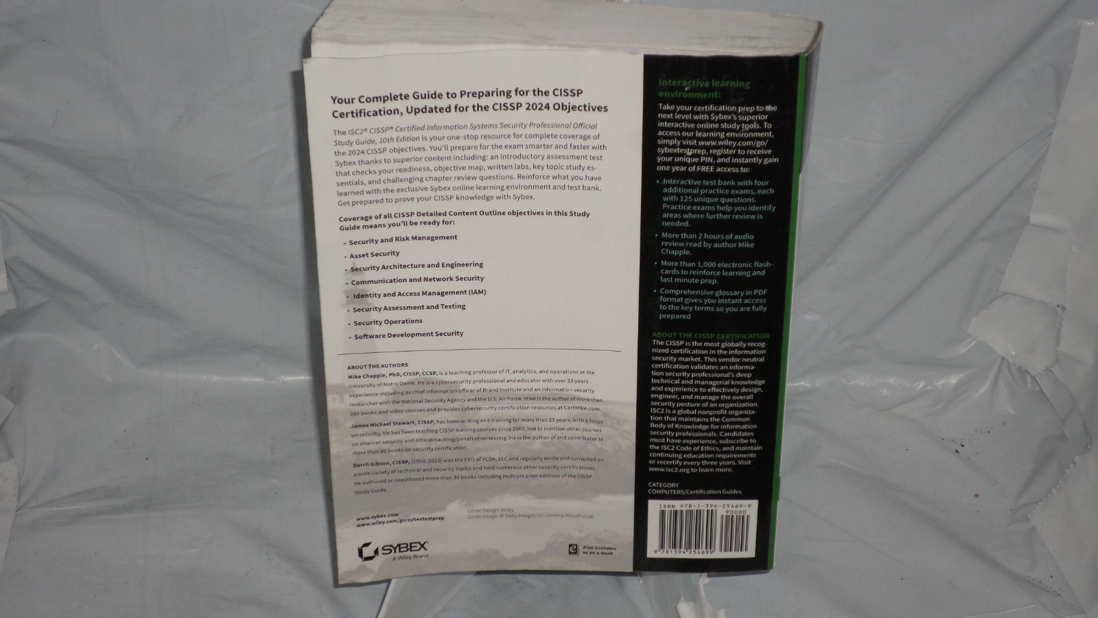 Isc2 Cissp Certified Information- WATER DAMAGE