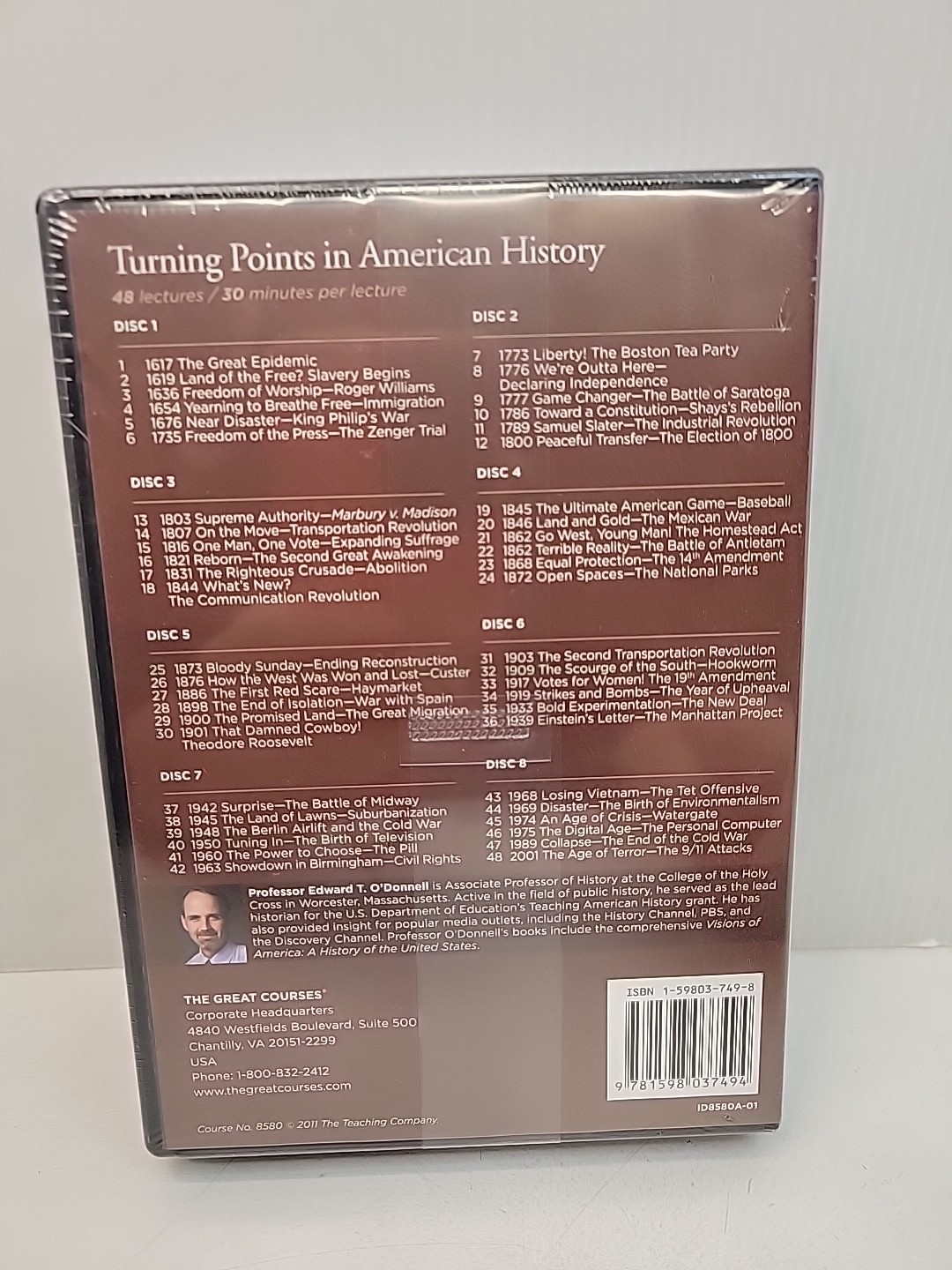 Turning Points in American History by Not Available (2012, DVD)