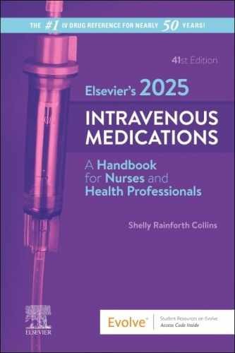Elsevier’s 2025 Intravenous – Spiral-bound, by Collins PharmD BCGP – Good
