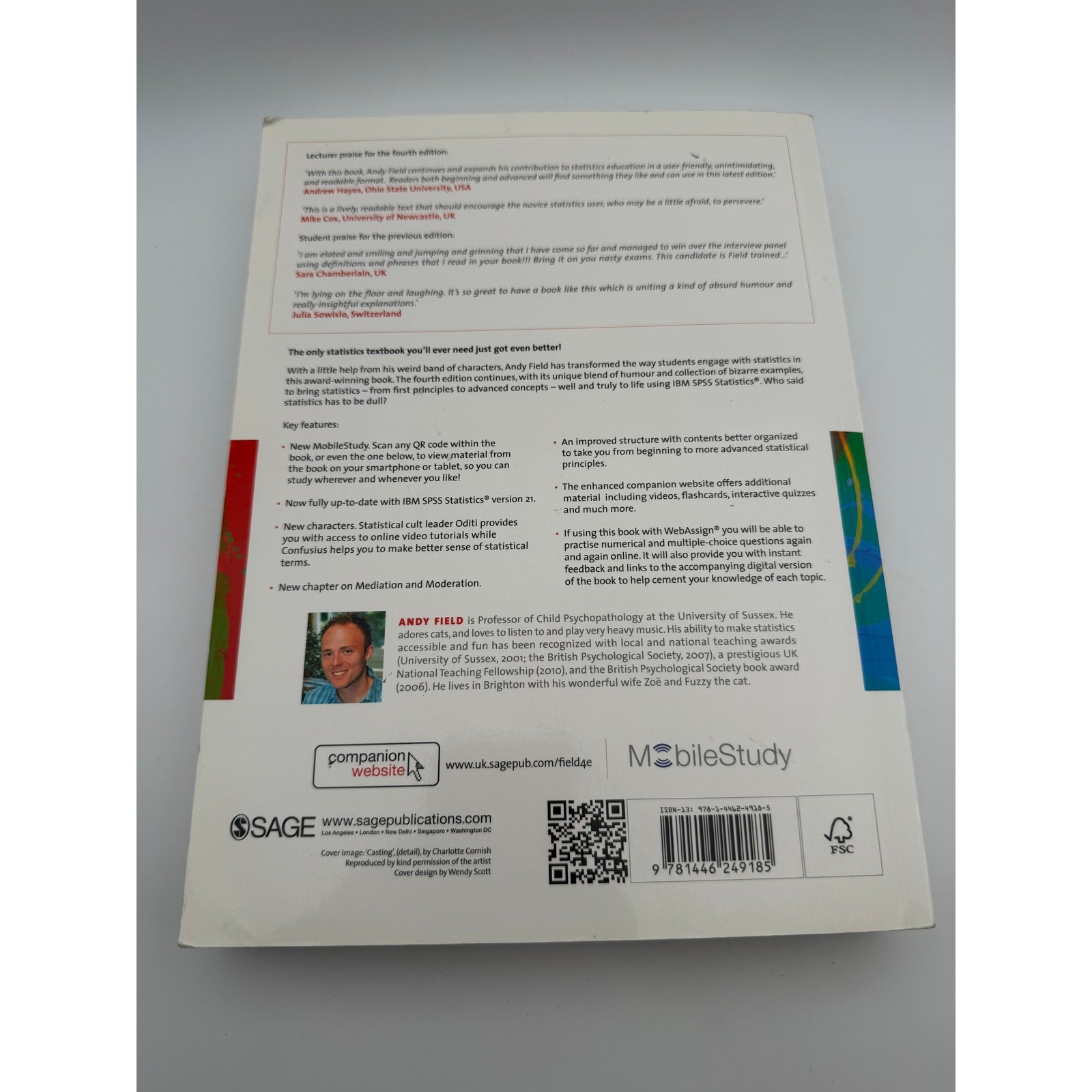 Discovering Statistics Using IBM SPSS Statistics 4th Edition Andy Field SAGE