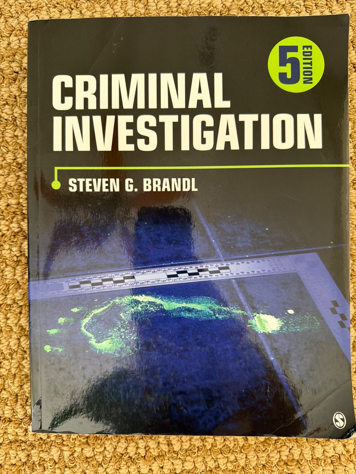 CRIMINAL INVESTIGATION FIFTH 5th EDITION BOOK STEVEN G BRANDL TEXTBOOK
