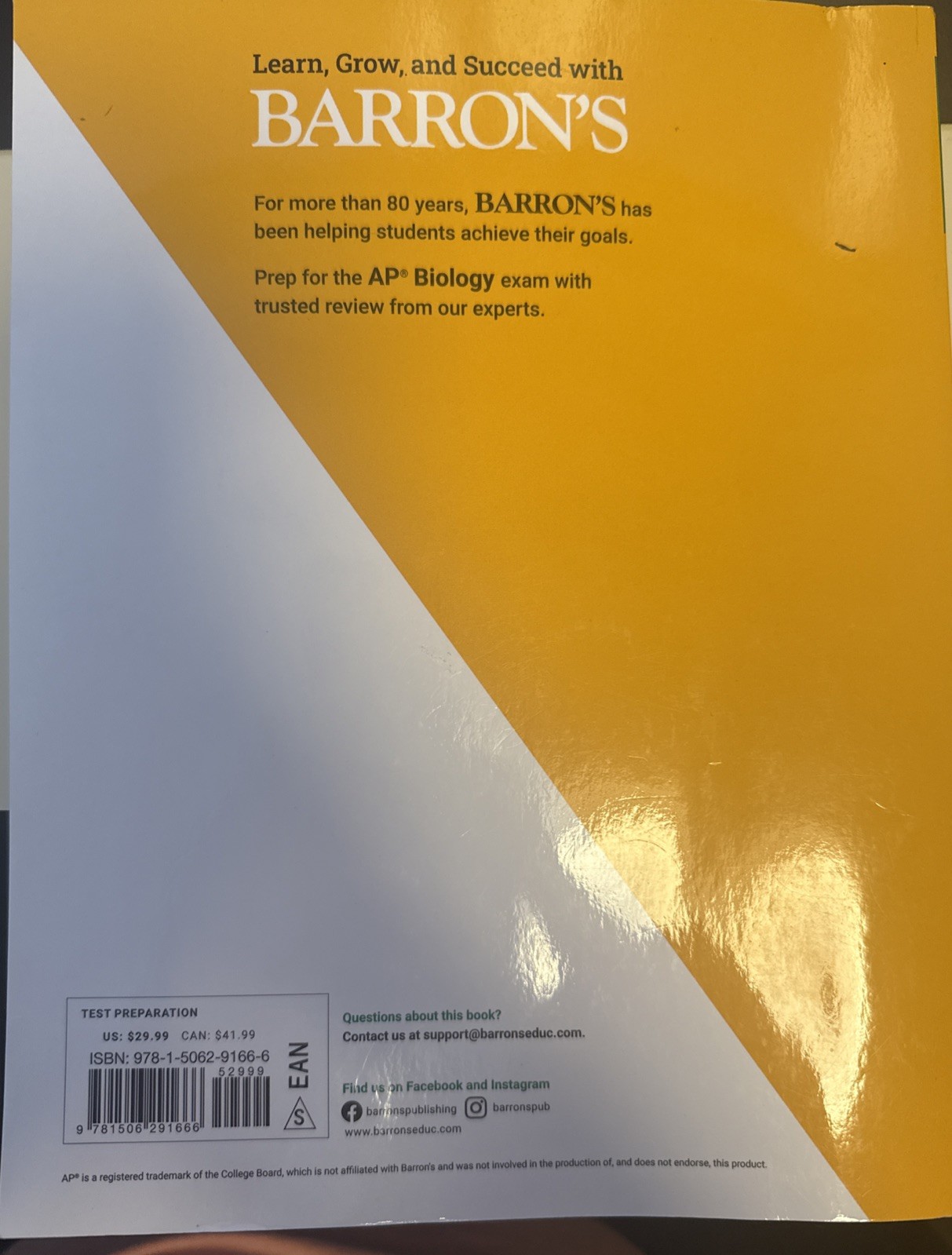 Barron’s Ap Prep Ser.: AP Biology Premium, 2025: Prep Book with 6 Practice Tests